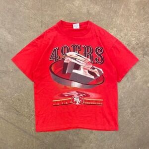 Vintage NFL San Francisco 49ers 90s Cool Graphic Single Stitch Football Shirt XL